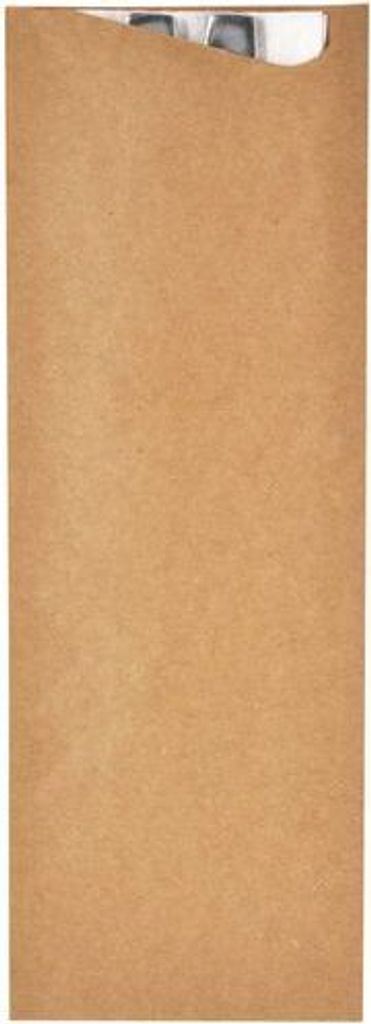 Sacchetto Zelltuch XL 240 x 85 mm Kraftpapier/weiß | Packung (350 Stück)