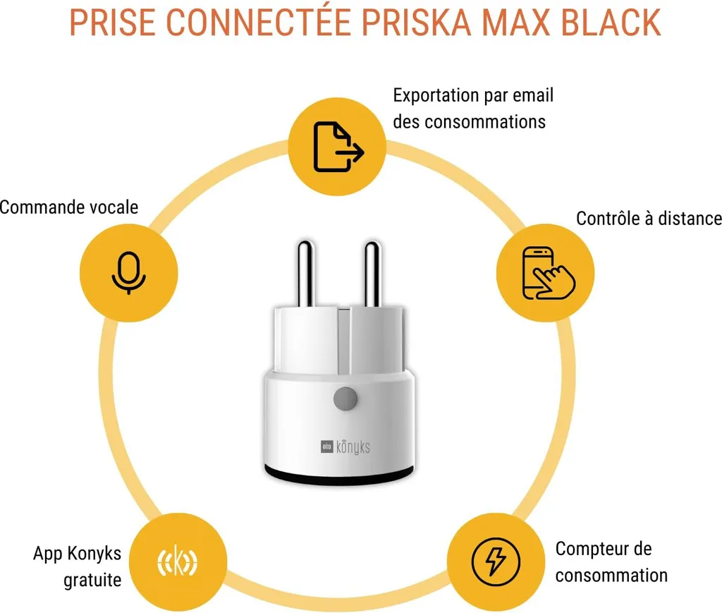 Mini prise Konyks Priska : connectez et optimisez votre maison