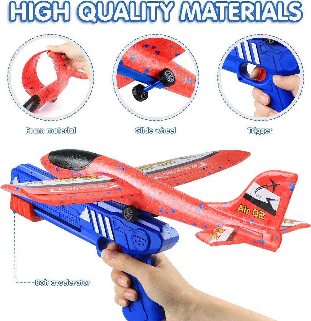 32 Stück Styroporflieger Für Kinder – 16 Verschiedene Designs, Einfacher Zusammenbau, Perfekt Für Geburtstagspartys & Draußen Spielen