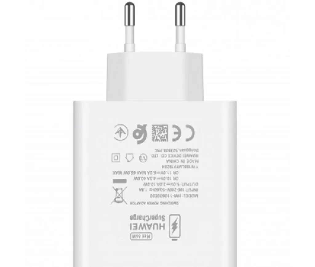 Alimentatore originale Huawei 66W, mobi, (allegato)