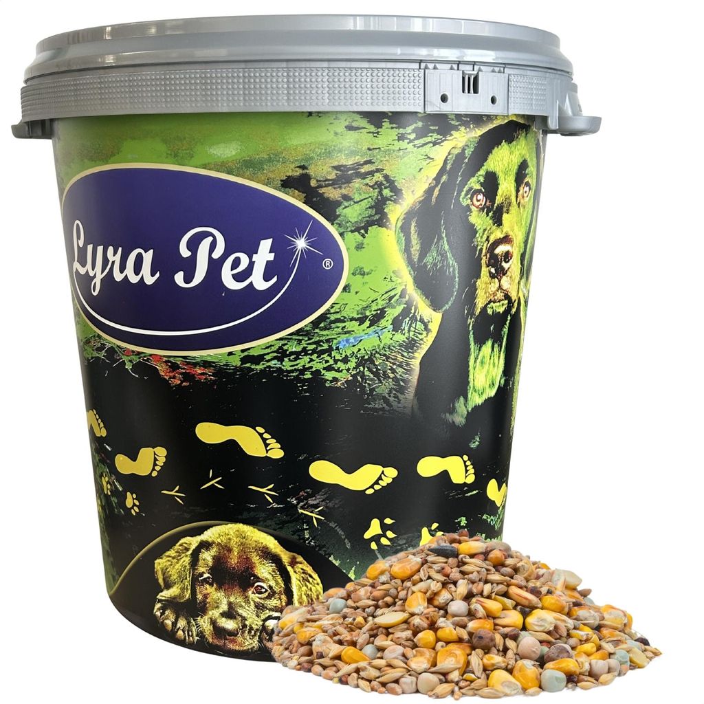 10 kg Lyra Pet Taubenfutter Standardmischung in 30 L Tonne