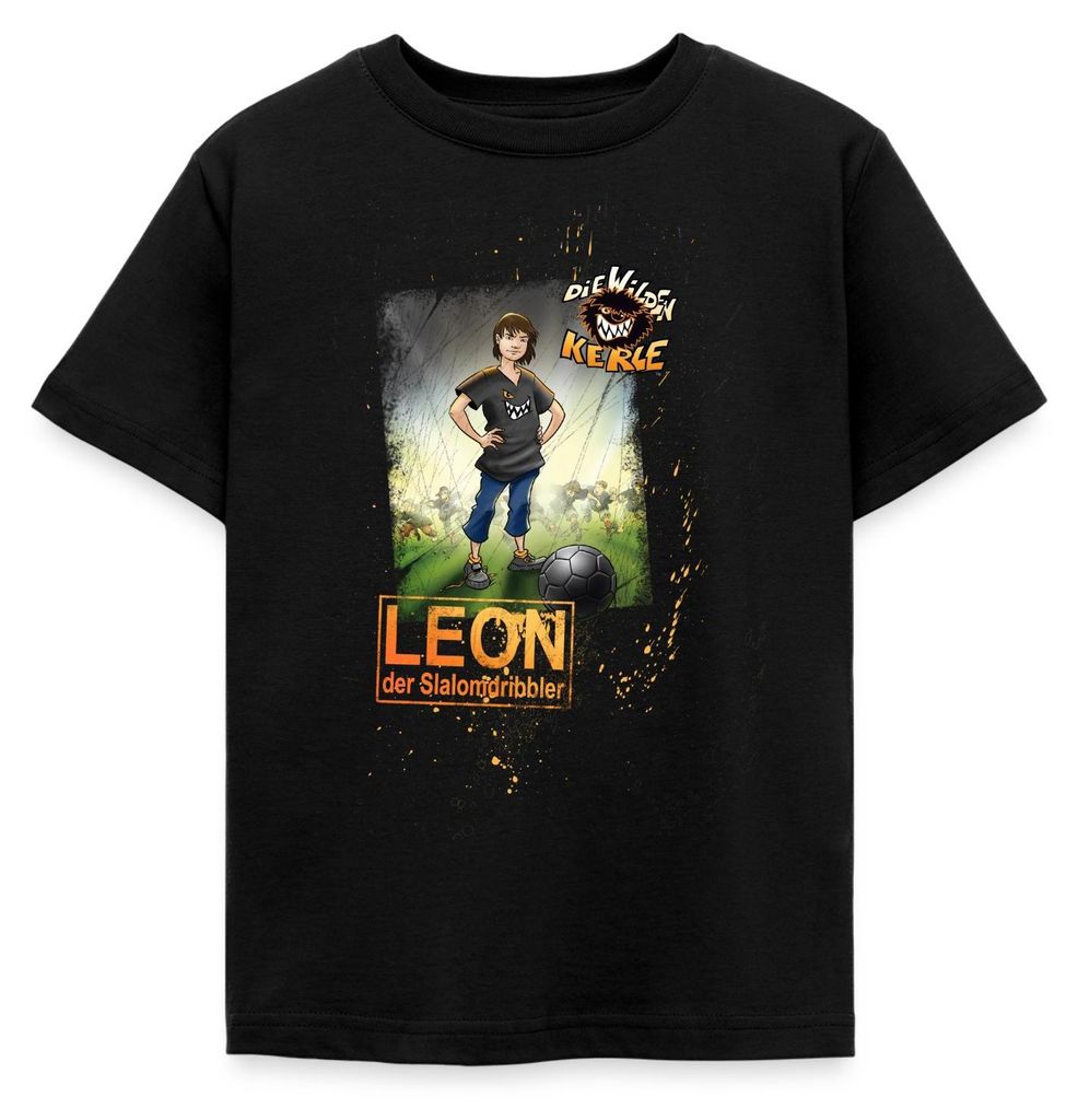 Spreadshirt Die Wilden Kerle Leon Kinder T-Shirt, 122/128 Produktbild 