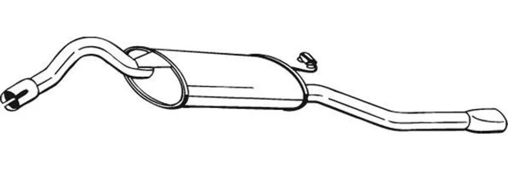 Pot de rechange pour Skoda Felicia BOSAL 281-097 silencieux arrière