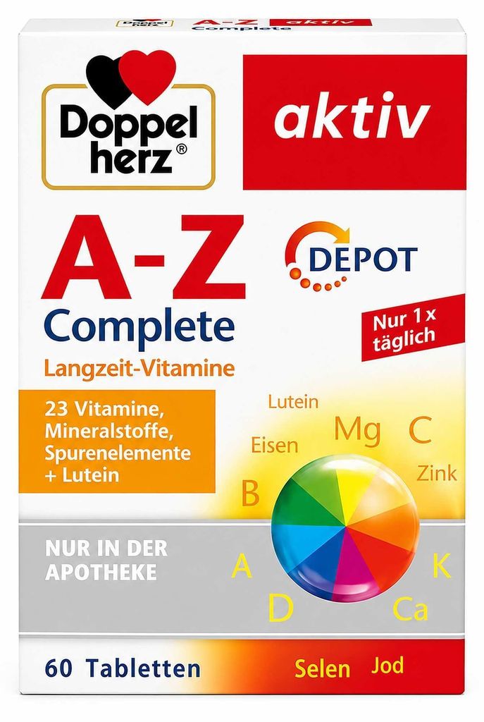 Doppelherz A-Z DEPOT, 60 tabletas Imagen del producto 