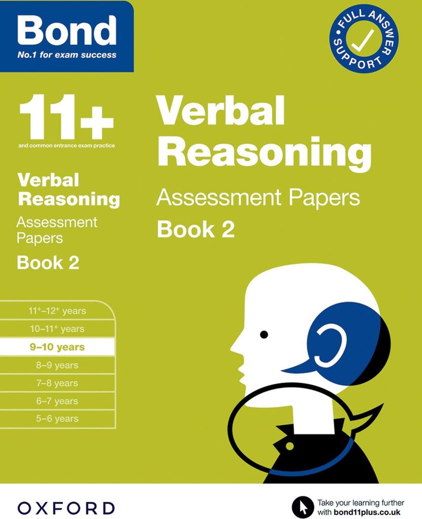 Bond 11+ Verbal Reasoning Assessment Papers 9-10 Years Book 2: For 11+ GL assessment and Entrance Exams