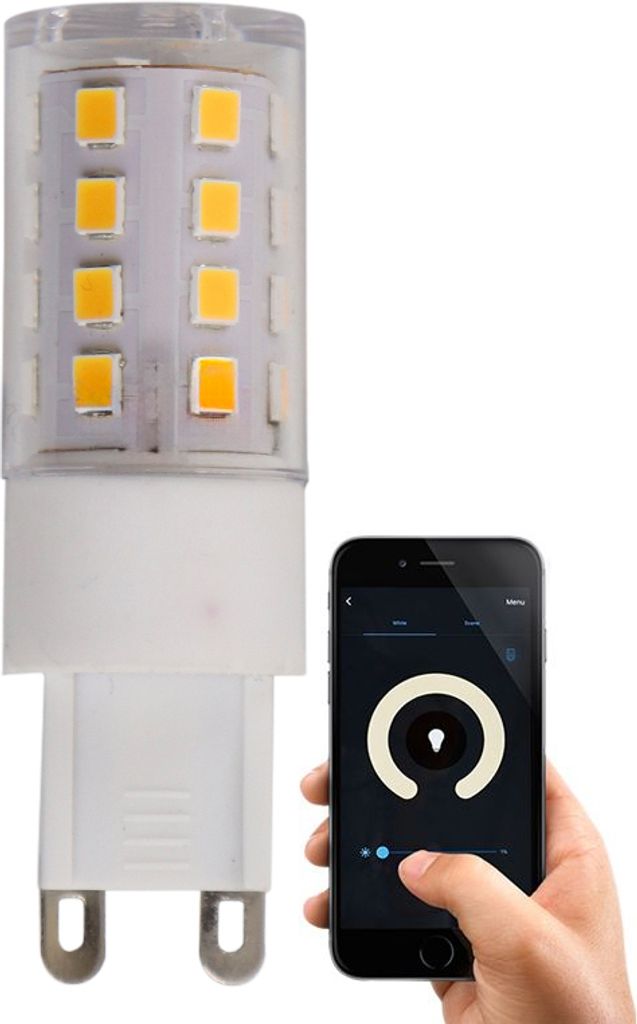 Olucia - KYO - G9 Smart-LED-Lampe - 3W - 2700K - Transparent