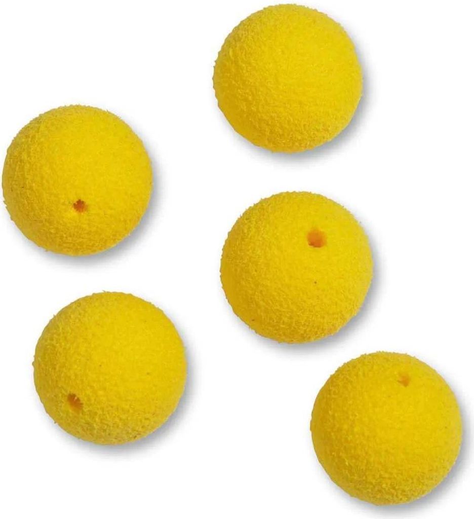 Zebco Flatty Scratcher Eva Beads Montierte Angelschnur Gelb 13 mm Gelb 13 mm