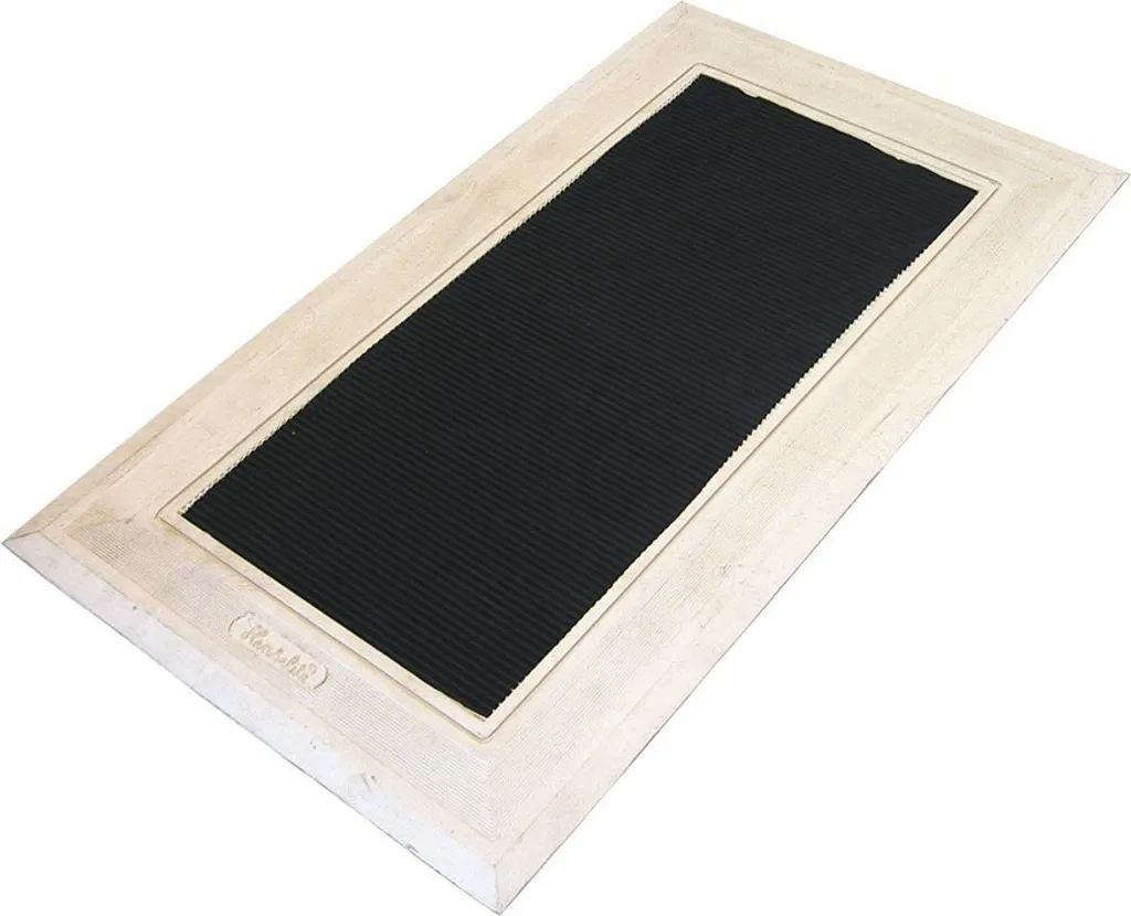 Tapis de Bowling RD1534 Antidérapant Henselite Noir et Blanc Durable