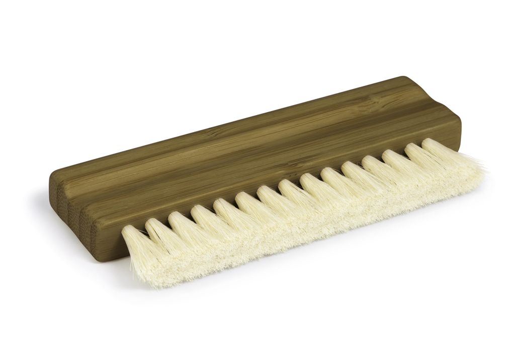 Dynavox Vinyl-Bürste Ziegenhaar ZB110, Bambus dunkelbraun