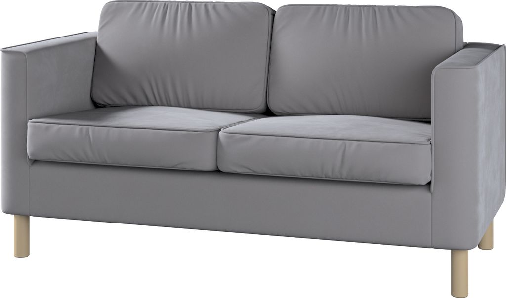 Dekoria Bezug für Pärup 2-Sitzer Sofa, taupengrau, 165 x 80 x 86