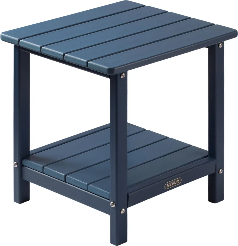 Tavolino Blu VEVOR da Esterno | Il Top per il Tuo Balcone e Piscina