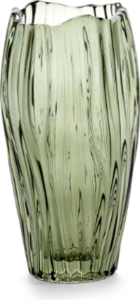 Serax Vase - Blumenvase, Glas, Grün, D 10,3 cm, H 20 cm