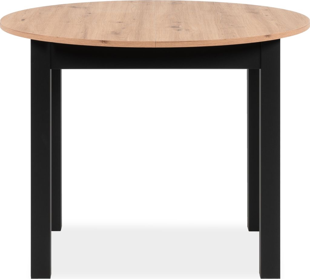 Esstisch >Coburg< in Artisan Oak / schwarz - Produktbild 