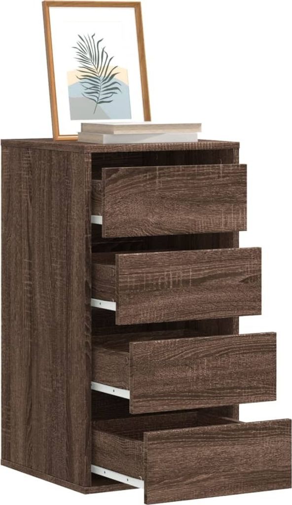 "SALE 2026"Kommode - Hängeschrank/Sideboard - elegantes Design - Flur, Wohnzimmer - Braun Eichen-Optik 40x41x76cm Holzwerkstoff Promotion750388 - ...