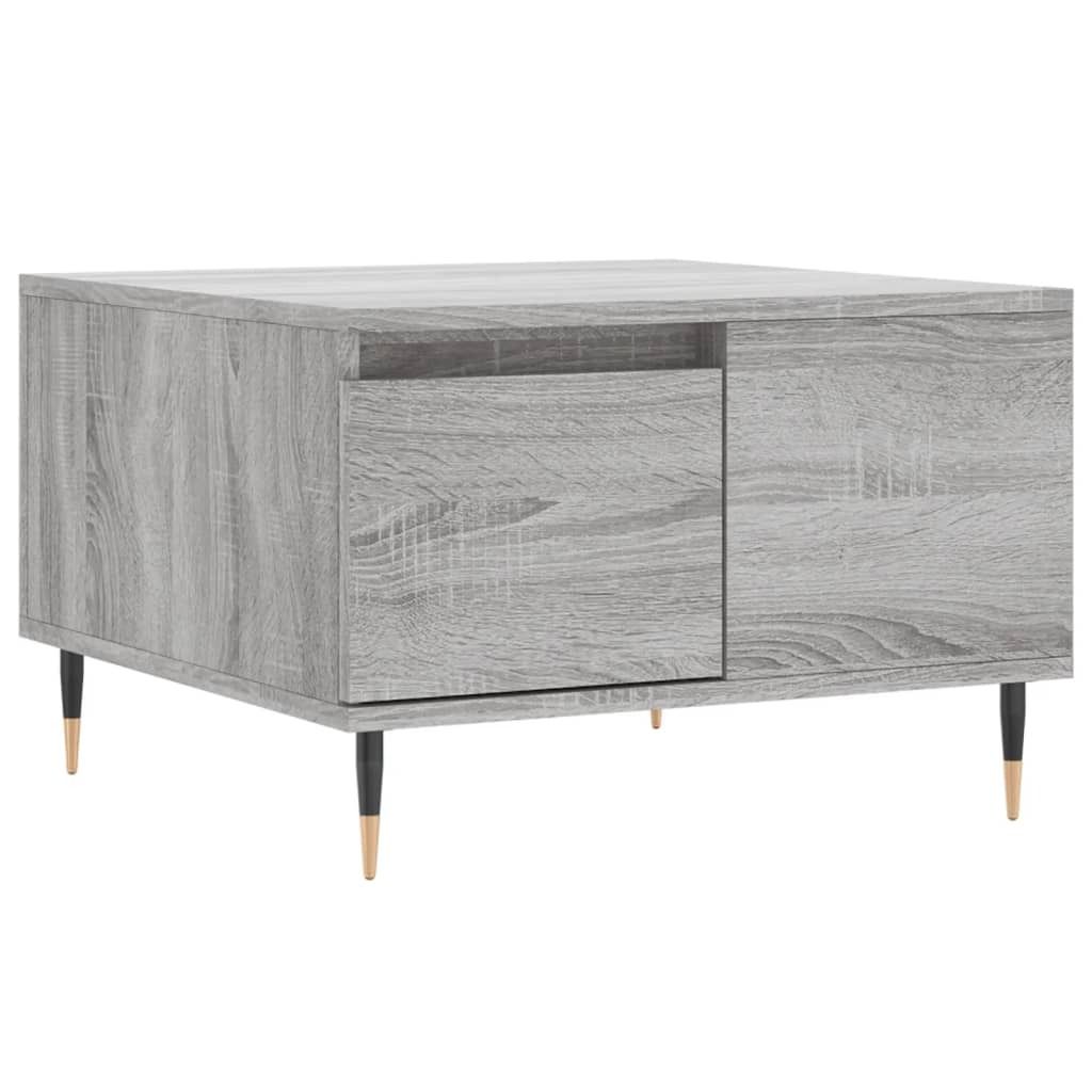 "SALE 2026"Satztische/Couchtisch elegantes Design - Wohnzimmertisch - Grau Sonoma 55x55x36,5cm Holzwerkstoff - Couchtische DEMöbel462598