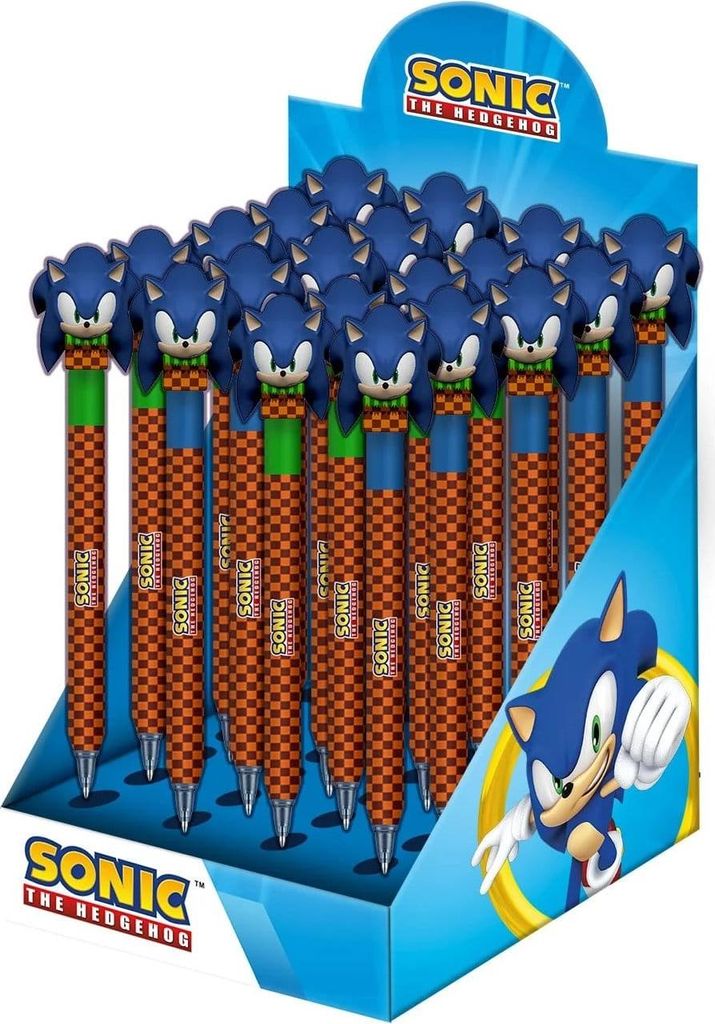 Sonic - The Hedgehog Löschbarer Gelstift Display (24)
