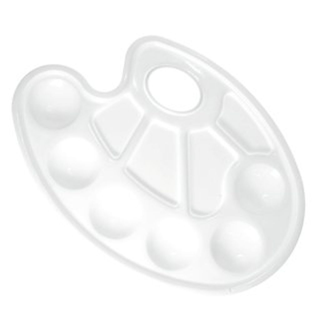 Palette de mélange, plastique blanc (contenu 1) Image du produit 