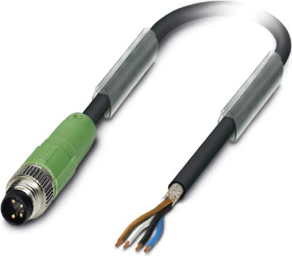 Cavo M8 4 poli Schermato 3 metri PUR RAL 7021 - Offerta Online