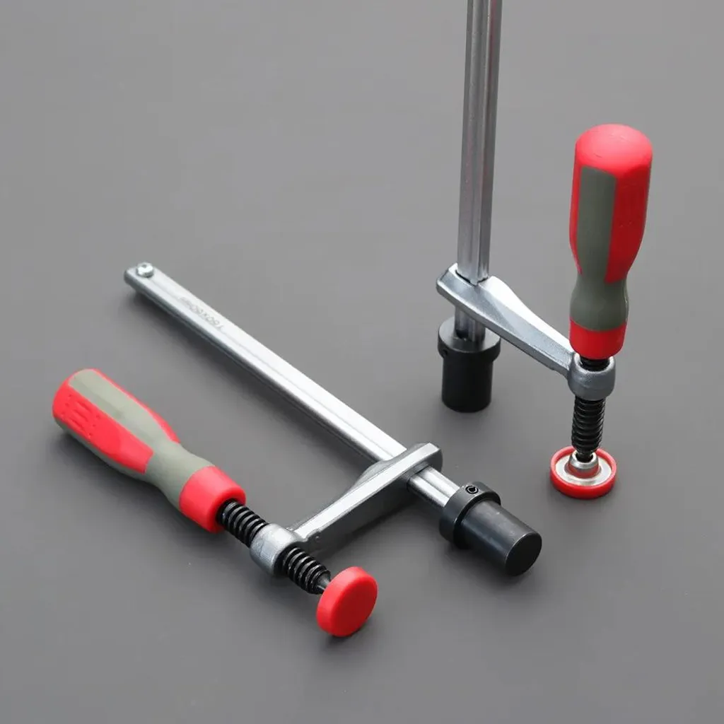 Serre-joint à vis pour fixation sur table MFT - 2 pièces 20mm métal - 5