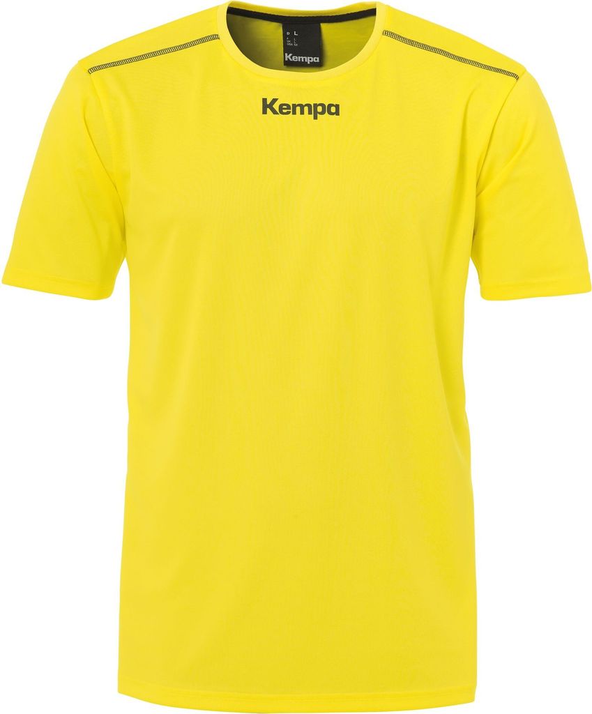Kempa Handball Polyester Training Shirt T-Shirt kurzarm Herren gelb L