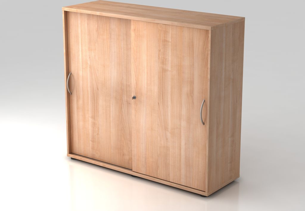 Schiebetürschrank 1753S BM, 3 OH 120 x 40 x 110 cm (BxTxH) Produktbild 