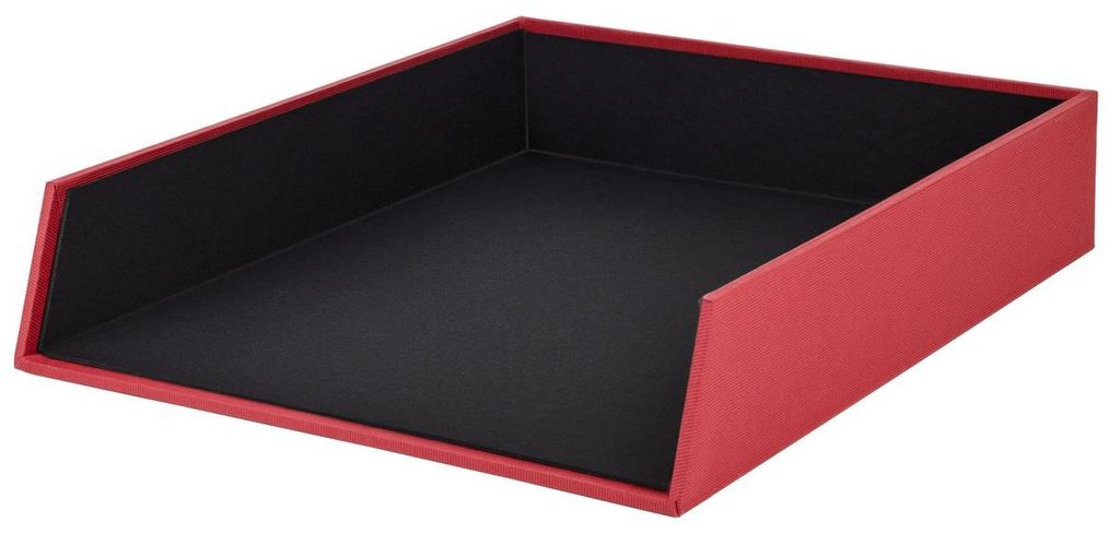 Rössler Papier - S.O.H.O. Rot - Ablagekorb für A4 (stapelbar) - Liefermenge 1 Stück