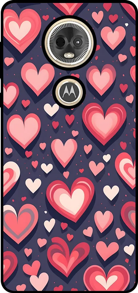 Custodia Motorola Moto E5 Play TPU Antiurto - Design Cuore Smartphonica