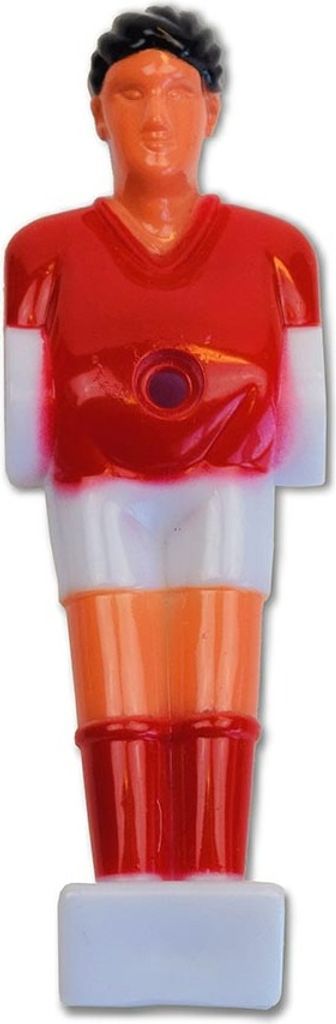 Weißer roter Kunststofffußballspieler 13mm 2495.04 Produktbild 