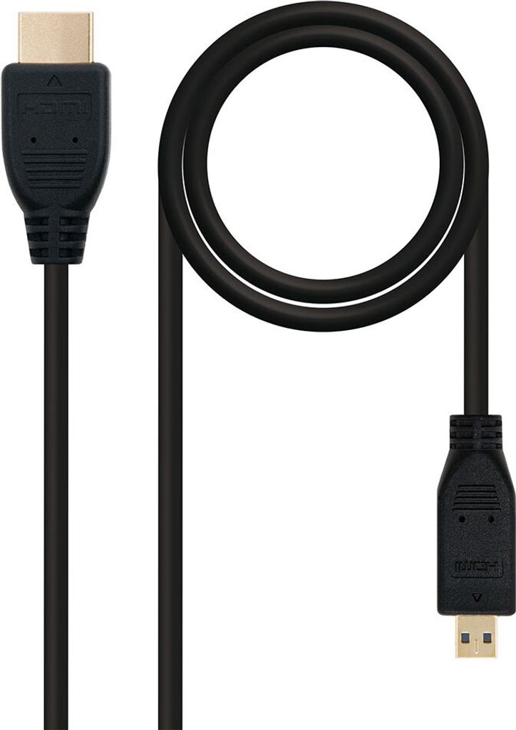 Nanocable 10.15.3502 - Micro Hdmi To Hdmi V1.4 High-Speed Cable/Hec, A/Md/M
