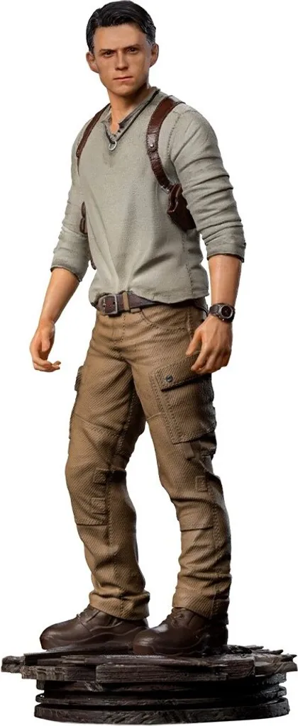 Statue Nathan Drake Uncharted Movie 1/10 - Finition Premium de 20 cm