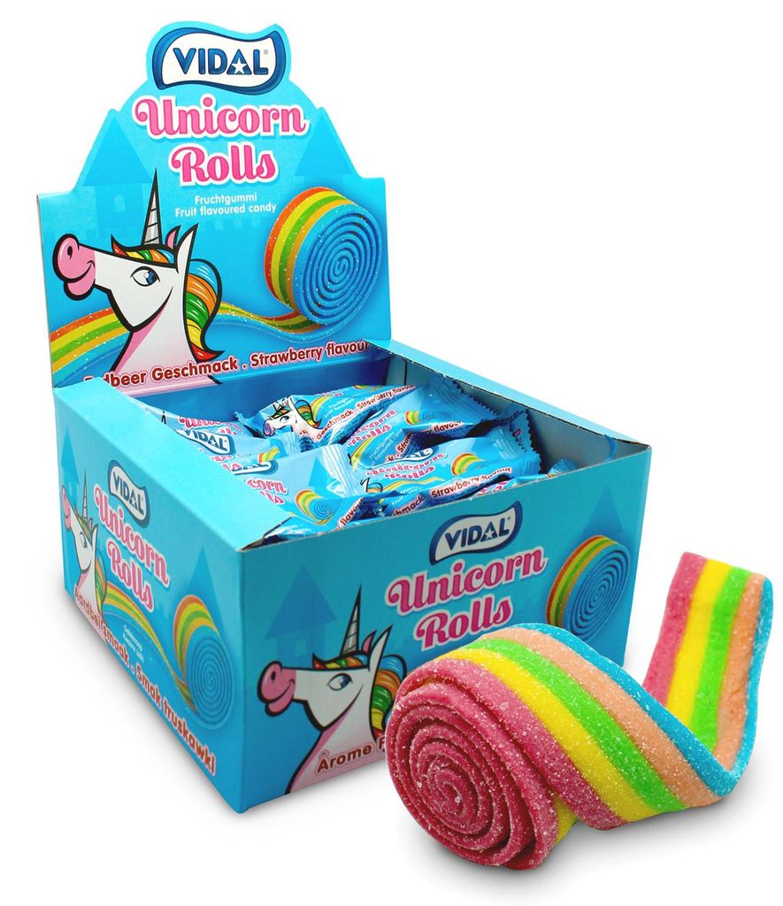 Vidal Unicorn Rolls 24x19g Produktbild 
