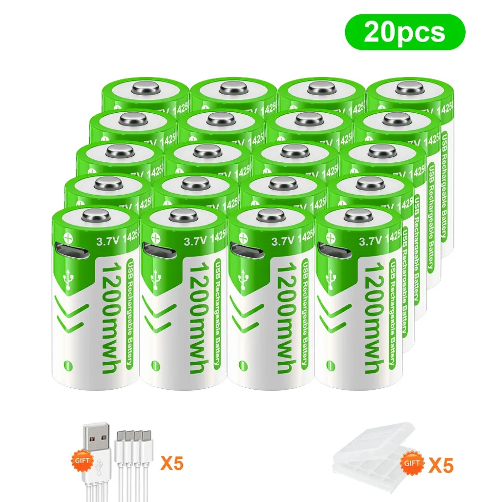 Caricabatterie XTAR L4 USB per pile batterie ricaricabili litio 1,5V