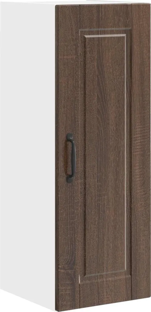 VidaXL Mobiletto Cucina Rovere 30x31x80 cm - Mobile Salvaspazio Marrone