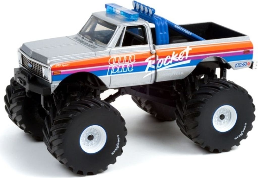 CHEVROLET K-10 1972 Monstertruck RAKETE, GREEN88043, Maßstab1/43, GREENLIGHT