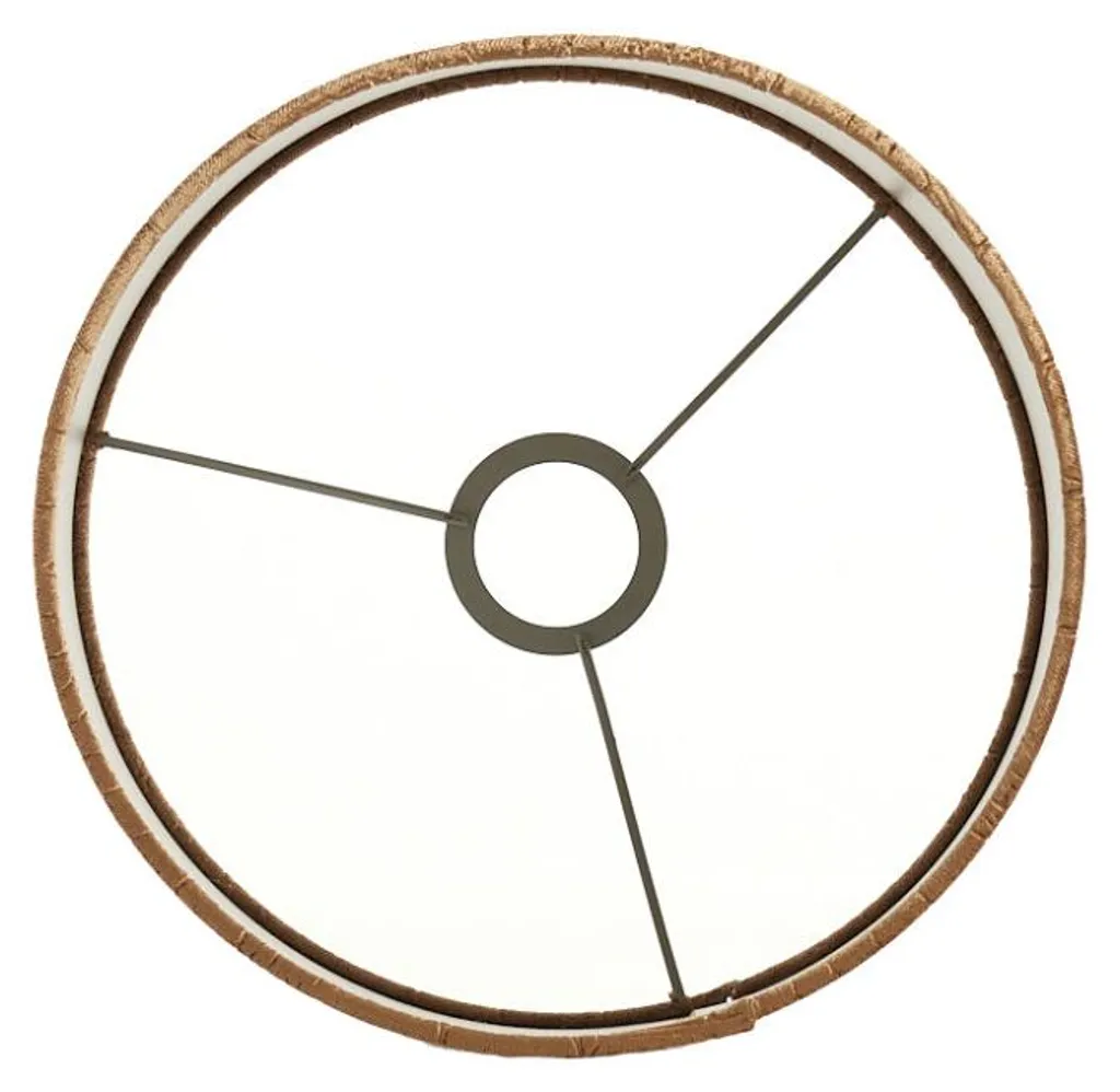 Abat-jour marron E27 Ø 25cm Praya pour une lumière douce sans reflets