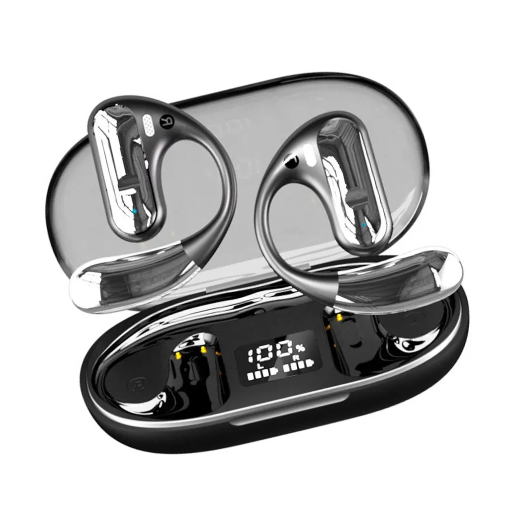 Übersetzer Kopfhörer, AI Übersetzungs Kopfhörer Open Ear, Bluetooth 5.3, Sport OWS, 133 Sprachen, Echtzeit