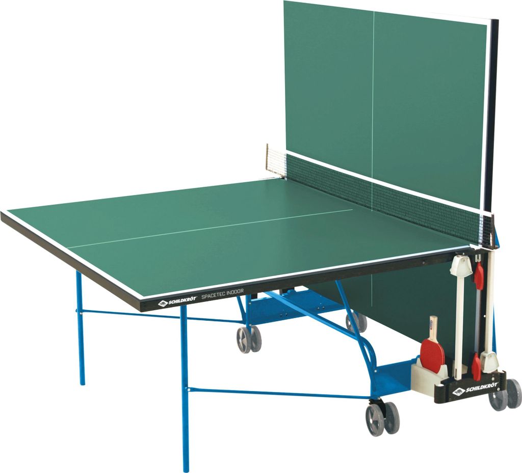 Donic-Schildkröt Tischtennis-Tisch SPACE-TEC Indoor, 16mm Feinspanplatte grün,