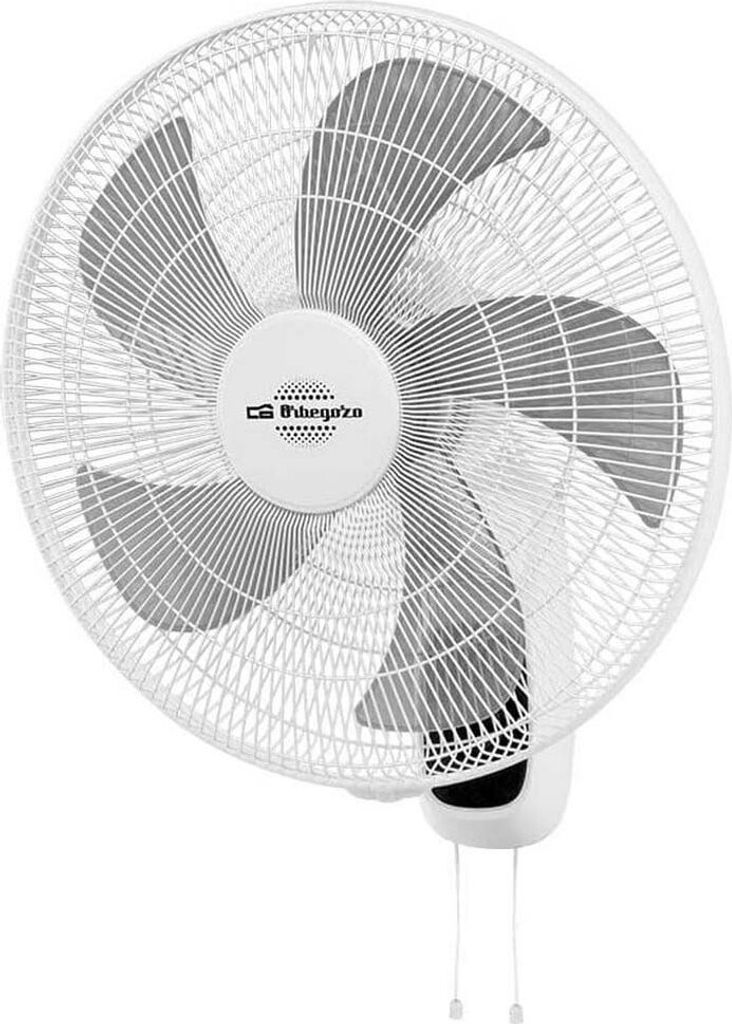 Orbegozo WF 0146 - Wandventilator. Leistung: 60W. 5 Flügel. Durchmesser 45 cm. 3 Geschwindigkeiten de Lüftung. Oszillierende Funktion. Neigbarer ...