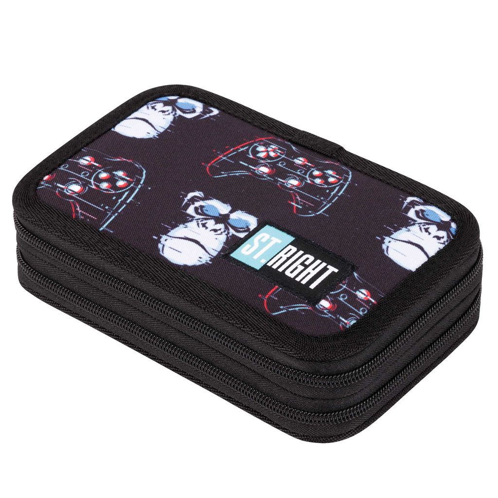 Etui Porte-plume Trousse Enfants Garçons Gamer ST.RIGHT Image du produit 