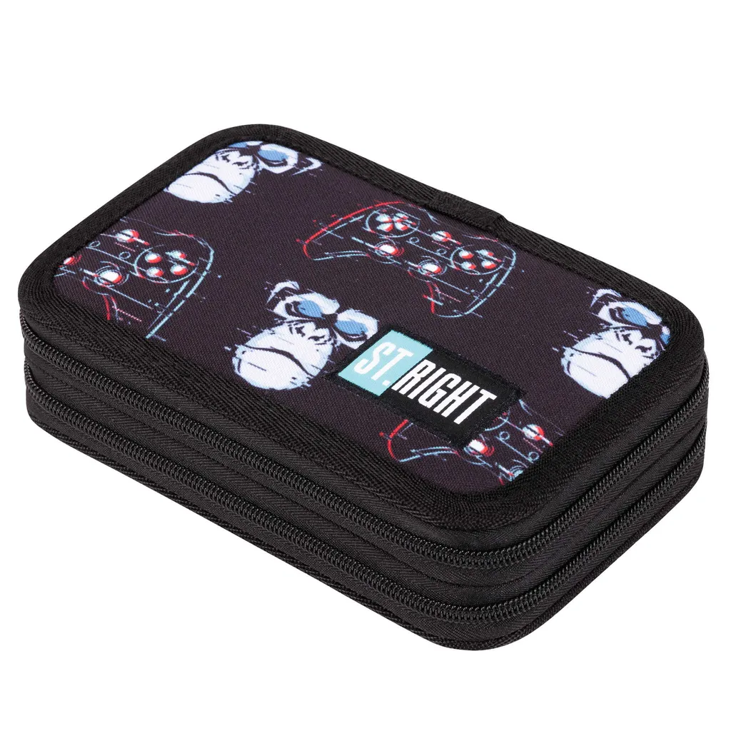 Astuccio Majewski Blue Gamer PC4: Un'Avventura in Ogni Scomparto