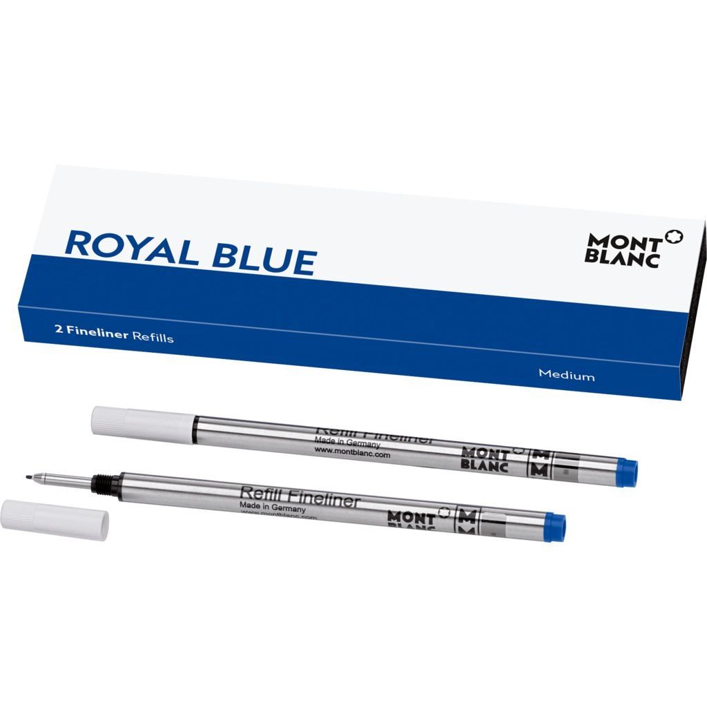 MONTBLANC Finelinerminen M royal blue 2 Stück