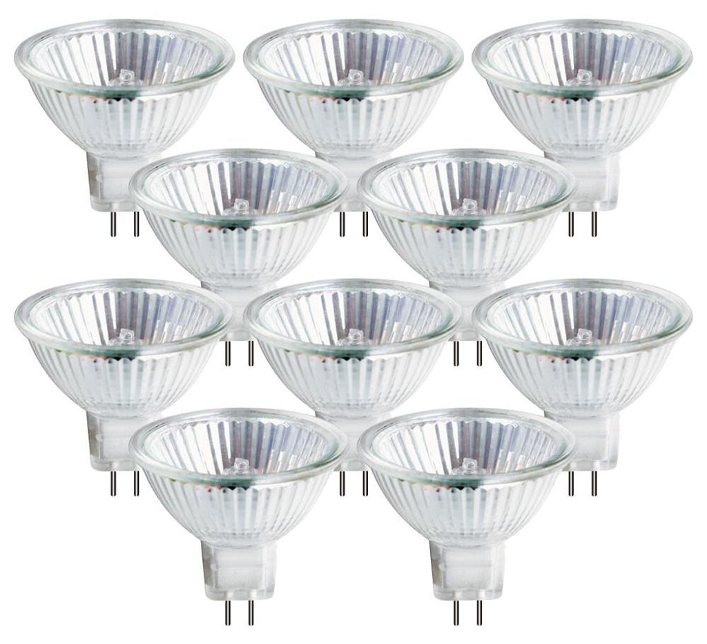 10 x Halogen Leuchtmittel Reflektor MR16 20W GU5,3 12V Productafbeelding 