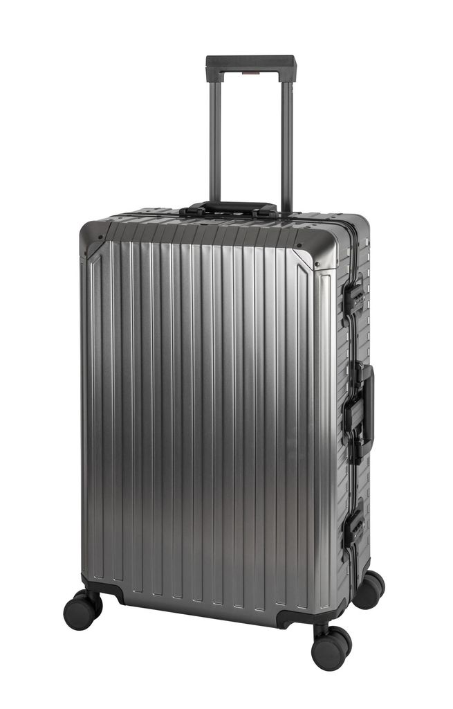 TRAVELHOUSE Tokyo Aluminium Koffer anthrazit ca. H 72 x B 45x T 28 cm Reisekoffer