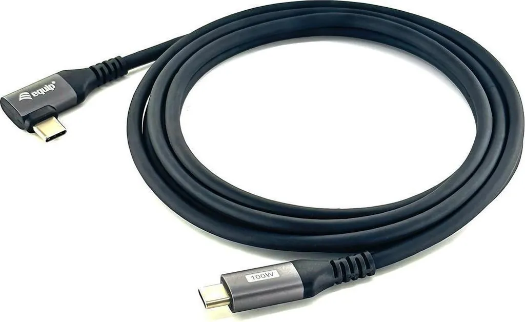 Cavo Professionale Equip 128892 USB-C 2,00m 100W Angolato