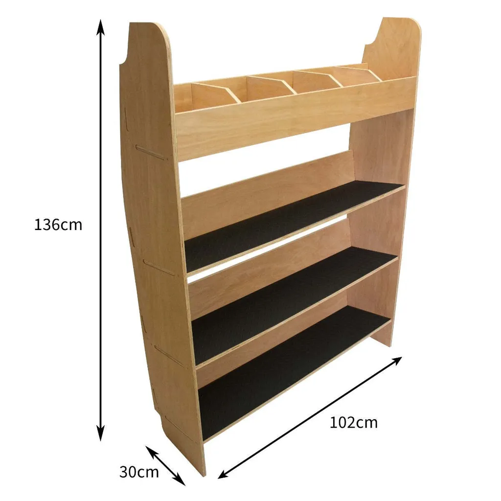 Étagère de véhicule robuste avec casiers pour caisse à outils Transit Custom - 8