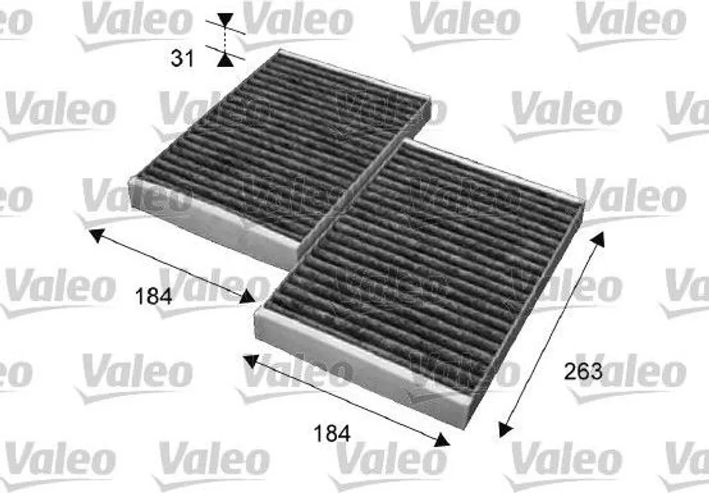 Filtre à air intérieur Valeo 715643 OE A2218300018 Classe C et S
