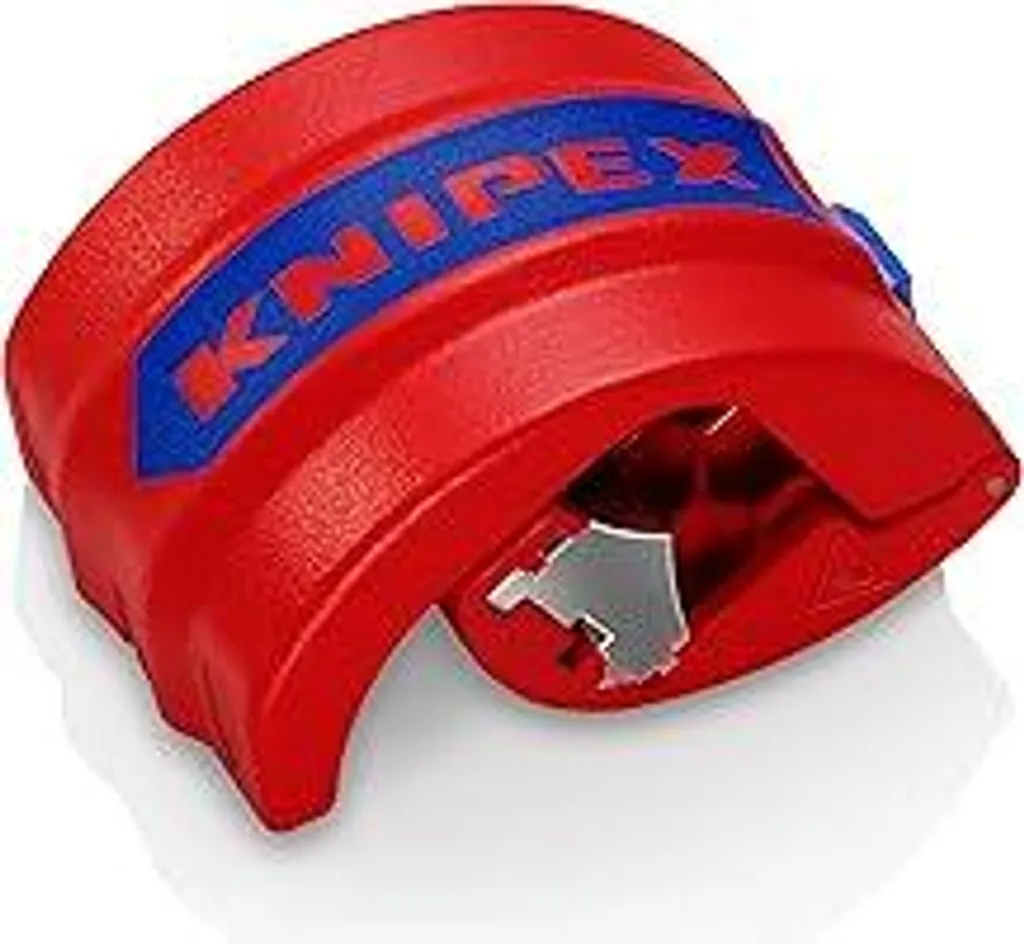 Taglierina KNIPEX BiX per tubi in plastica e manicotti di tenuta, 20-50 mm, taglia senza trucioli, incl. 2 lame di ricambio, taglierina per tubi, 90 22 10 BK