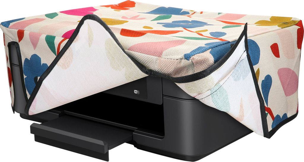 kwmobile Leinen Cover kompatibel mit Epson Expression Home XP-2200 / XP-2205 / Brother T580DW Hülle - Tasche für Drucker - Staubschutzhülle
