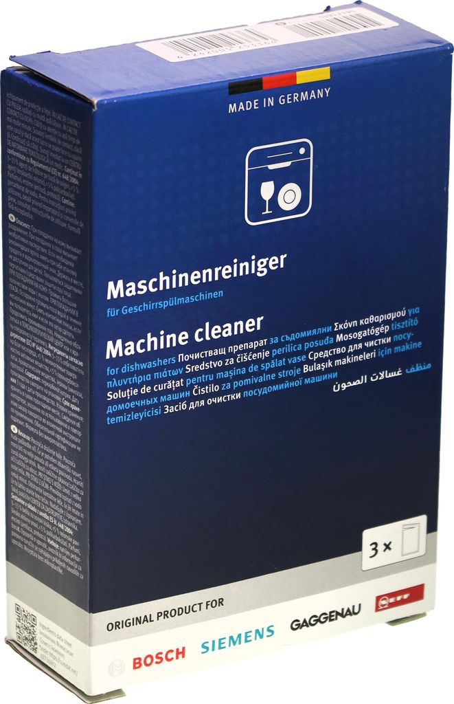 Bosch 00312195 Maschinenreiniger 3 Stück für Geschirrspüler