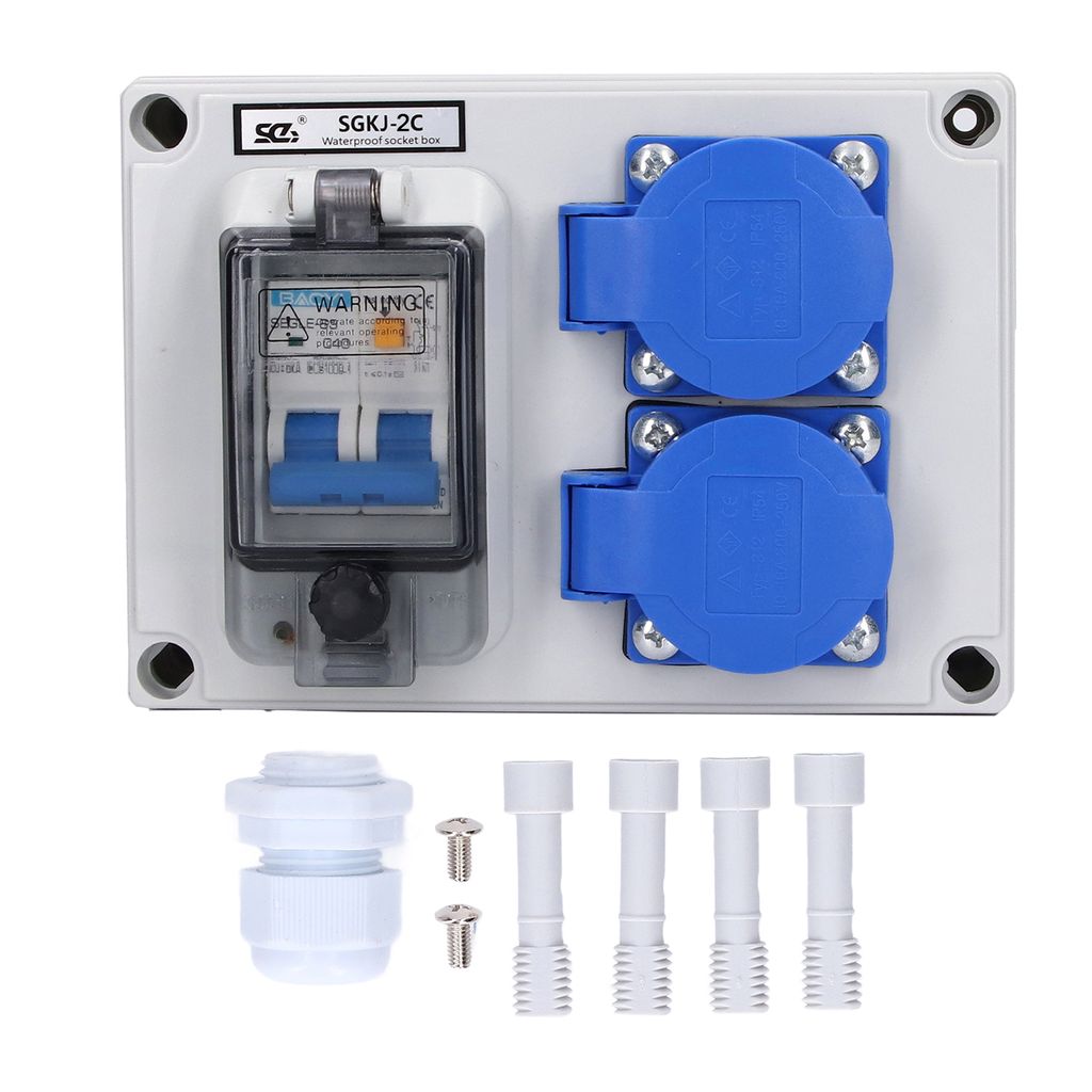 Zásuvka Dvojitá nemecká zásuvka 200-250V s 230V 40A 1P+N Obrázok produktu 